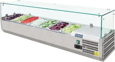 Immagine prodotto di Vetrina refrigerata da banco Polar Series G 7 x Gn1/4