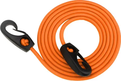 Image de 189 cm élastique Stringbooting Kayak -Paddle Safety Bar Ligne avec mousqueton pour pagayer (Orange)