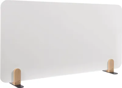 Produktbild von Legamaster ELEMENTS Tischtrennwand Whiteboard 60x120cm Halterungen, Schreibtisch-Trennwand, Weiß, 1200 x 11 mm, Stahl,C158462, 1200 mm