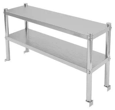 Zdjęcie produktu dla Nadstawka ze stali nierdzewnej na stół gastronomiczny dwupoziomowa Mega-M 100x30x60cm
