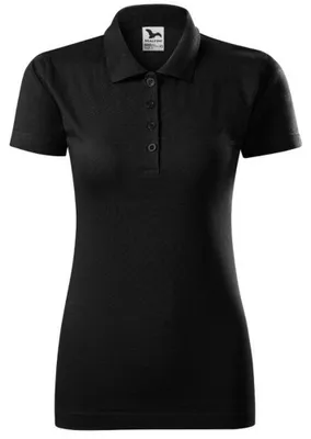 Produktbild von Malfini - Poloshirt für Damen, Single Jersey PP10029 (XL) (Schwarz)