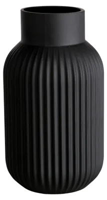 Produktbild von Vase Nordika schwarz matt 22cm (1 Stück)