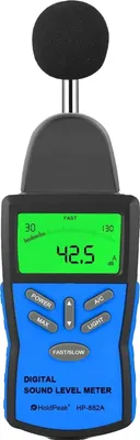Obrázok produktu pre Digitálny hlukomer, rozsah merania 30-130 dB, podsvietenie LCD