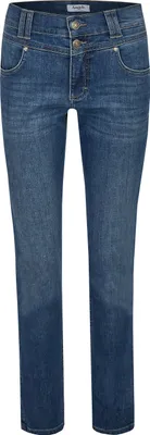 Produktbild von ANGELS JEANS STRETCH SKINNY BUTTON mid blue used 346 1203.3358 36 L32