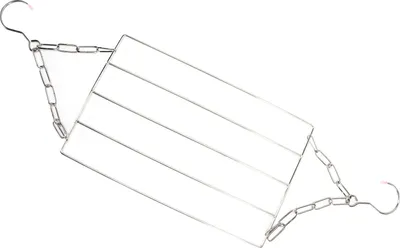 Zdjęcie produktu dla Suszarka na pranie ze stali nierdzewnej Wielofunkcyjny wiszący srebrny wieszak do suszenia ubrań do wieszania ręczników, skarpet, bez klipsa 40 cm