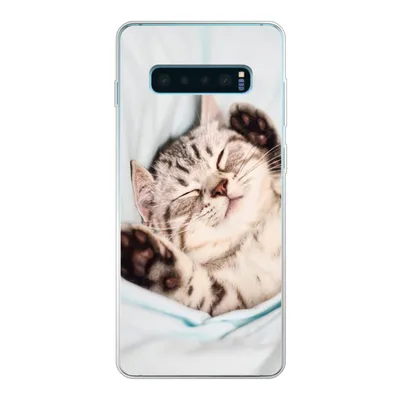 Produktbild von MuchoWow® Handyhülle Schutzhülle Hülle für Samsung Galaxy S10 Lite Kätzchen - Bett - Pfoten - Mädchen - Kinder - Kinder - Kind Silikon Softcase Handy Hülle - Schutz