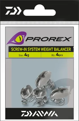 Produktbild von DAIWA Prorex Screw-In Weight Balancer, Einschraubblei, 8.0 g, für Gummiköder, 15411-108