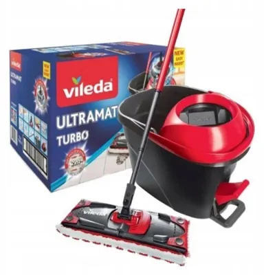 Produktbild von Vileda Ultramax Turbo Flachmop Easy Wring Pro