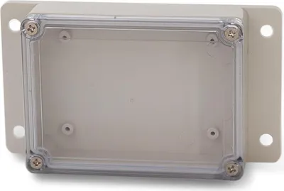 Obrázek produktu pro Varianta prázdného krytu ABS - Rozměry: 115 x 85 x 35 mm Průhledné víko