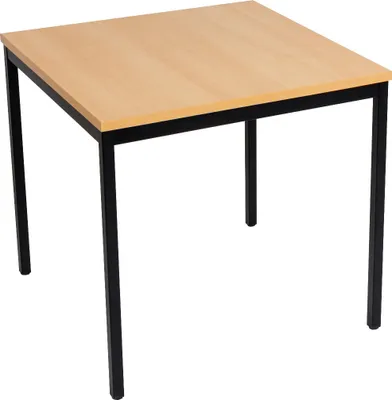 Produktbild von Mehrzwecktisch 80x80 cm Buche Nachbildung/schwarz