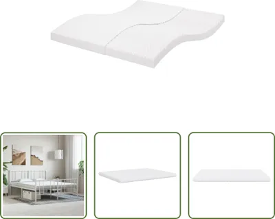 Produktbild von The Living Store Schaumstoffmatratze Weiß 160x200 cm 7-Zonen Härtegrad 20 ILD