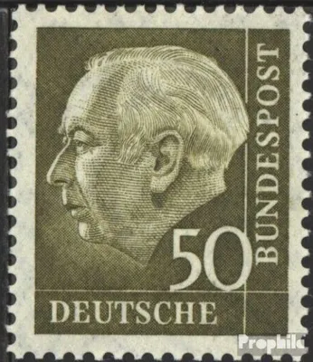 Produktbild von Briefmarken BRD (BR.Deutschland) 1957 Mi 261x postfrisch Bundespräsident Heuss (II)
