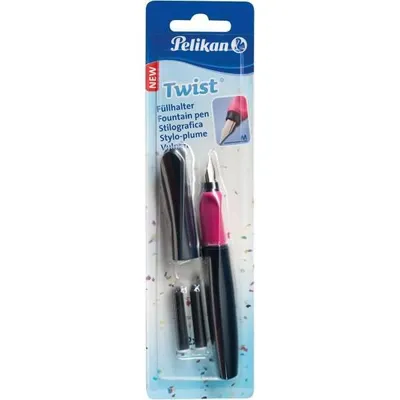 Produktbild von Pelikan Füller Twist für Rechts-&Linkshänder mit 2 Patronen Gr.M
