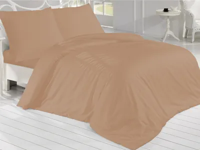 Produktbild von Bettwäsche Satin 140x220, 70x90cm beige