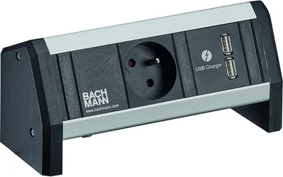 Produktbild von BACHMANN DESK 1xUTE 1xUSB Charger Strom GST18
