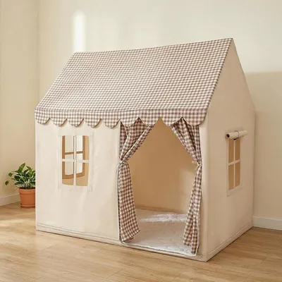 Produktbild von Kinderspielzelt 113 x 77 x 115 cm, mit gepolsterter Matte, für Innenbereich