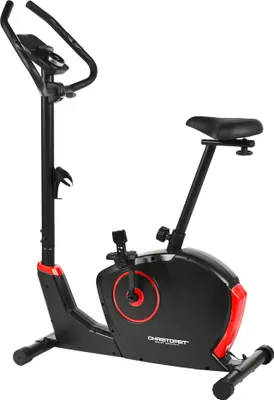 Produktbild von Christopeit Ergometer ET 3.0 Schwarz – 32-stufige Magnetbremsung, LED Smart Control, Zwift & Kinomap Kompatibel, Gepolsterter Verstellbarer Sattel, Slimline Design, Integrierte Pulsmessung