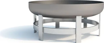 Produktbild von SvenskaV Feuerschale, Edelstahl, Modell FLAME, XXL, 0.28m H, 2.5mm Materialstärke, Handarbeit