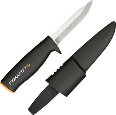 Zdjęcie produktu dla Nóż uniwersalny Fiskars K40 z kołczanem do bezpiecznego przechowywania 21 cm
