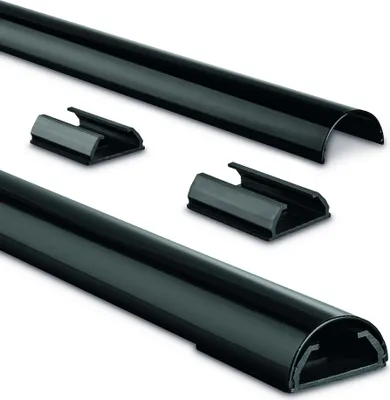 Produktbild von Hama 00220990, Kabelkanal, Universal, Aluminium, Schwarz