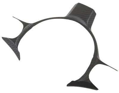 Image de Habillage de cadre de volant en fibre de carbone, finition mate, compatible avec Subaru BRZ 2022 et modèles ultérieurs