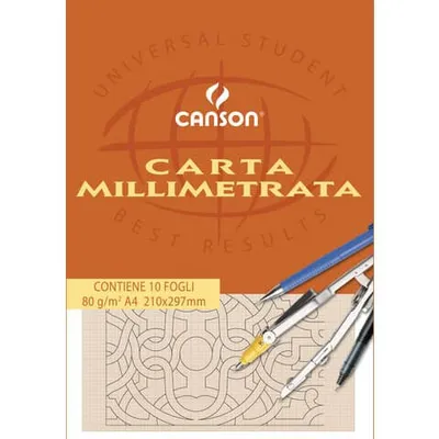 Produktbild von Canson C200005812, Kunstpapier, 80 g/m², 10 Blätter