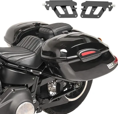 Immagine prodotto di Set di 2x valigie laterali con supporto QL per Honda Rebel 1100 CMX 21-25 Dela