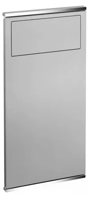 Image de Module lavabo Keuco Plan Integral 1 326 x 625 x 143 mm à gauche avec poubelle - chromé/aluminium laqué - 44988011701