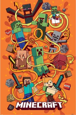 Produktbild von Minecraft - Poster "Funtage" TA12127 (91 cm x 61 cm) (Bunt)