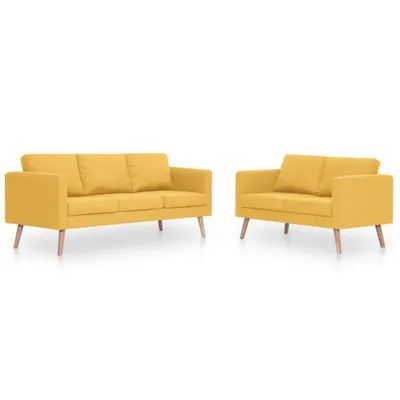 Produktbild von VidaXL 276856, Gelb, 3 Sitz(e), Polyester, 1680 mm, 700 mm, 730 mm