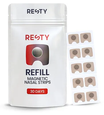 Image de Recharges adhésives Resty pour bandelettes nasales magnétiques 30 utilisations