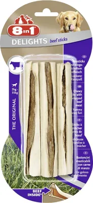 Produktbild von 8in1 Delights Beef Kausticks