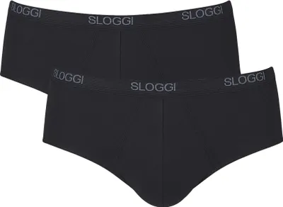 Produktbild von sloggi Herren Midislip 2-Pack Basic - BLACK - Größe 5