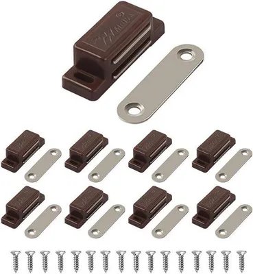Productafbeelding van Deurmagneet - Magneetsnapper en Magneetsluiting, 10 Stuks, Sterke Zelfklevende Kastmagneten voor Meubels