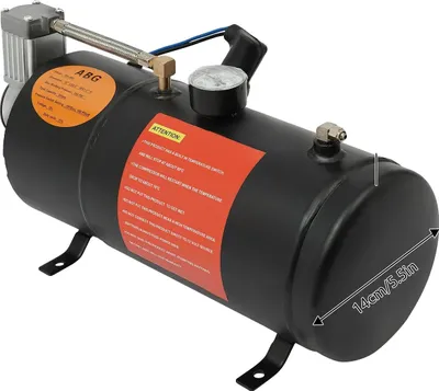 Produktbild von Luftkompressor, 3L Tankinhalt, 150 PSI Druck, 12V, schwarz, EU