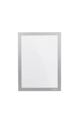 Imagen del producto de Marco magnético Magnetoplan, modelo Magnetofix 1131932, tamaño A4, color plateado, 2 unidades.