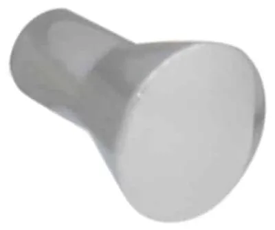 Zdjęcie produktu dla Uchwyt meblowy ze stopu cynku (zamac) z chromowanym wykończeniem, średnica 16 mm