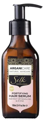 Obrázek produktu pro ArganiCare, sérum na vlasy s hedvábným proteinem, rozčesávací a lesklý, 100 ml
