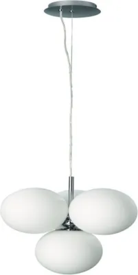 Produktbild von Massive Pendelleuchte 373961110, Flexible Halterung, Chrom, Weiß, Schlafzimmer, Wohnzimmer, Design, IP20