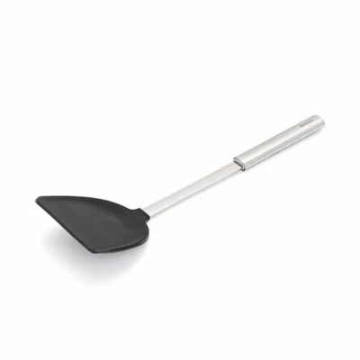 Obrázek produktu pro Brabantia Wok Turner, Kuchyňská stěrka, Černá, Stříbrná, Silikon, Nerezová ocel, Nerezová ocel, 280 °C, 105 mm