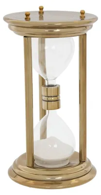 Produktbild von Gaya-sanduhr, h. 30 cm, vergoldet - Atmosphera créateur d'intérieur