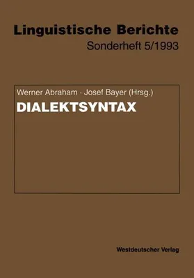 Obrázok produktu pre Dialektsyntax