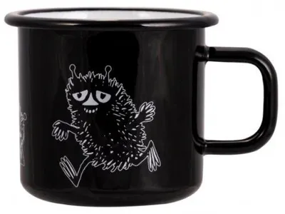 Produktbild von Muurla Tasse Mumins Stinky Schwarz (370 ml)