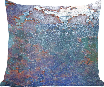 Produktbild von MuchoWow® Zierkissen Sofakissen Wohnzimmer Dekokissen 40x40 cm Rost - Grün - Orange - Foto Kissen - Schlafzimmer Dekoration