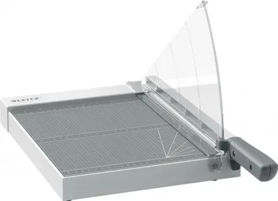A Leitz paper guillotine is shown on a white background.