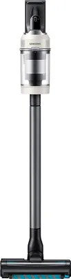A studio shot of a Samsung vacuum cleaner against a white background.