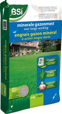 Image de Engrais minéral pour gazon, pour 750 m², 25 kg.