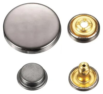 30 Druckknöpfe 23 mm, Legierung, für Taschen & Leder