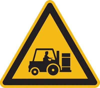 Produktbild von Dreifke® Warnschild, Achtung! Staplerverkehr! - praxisbewährt | PVC | 400x0 m...
