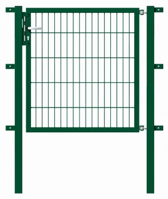 Produktbild von Alberts Einzeltor Flexo mit Zubehör grün Breite 100 cm Höhe 100 cm